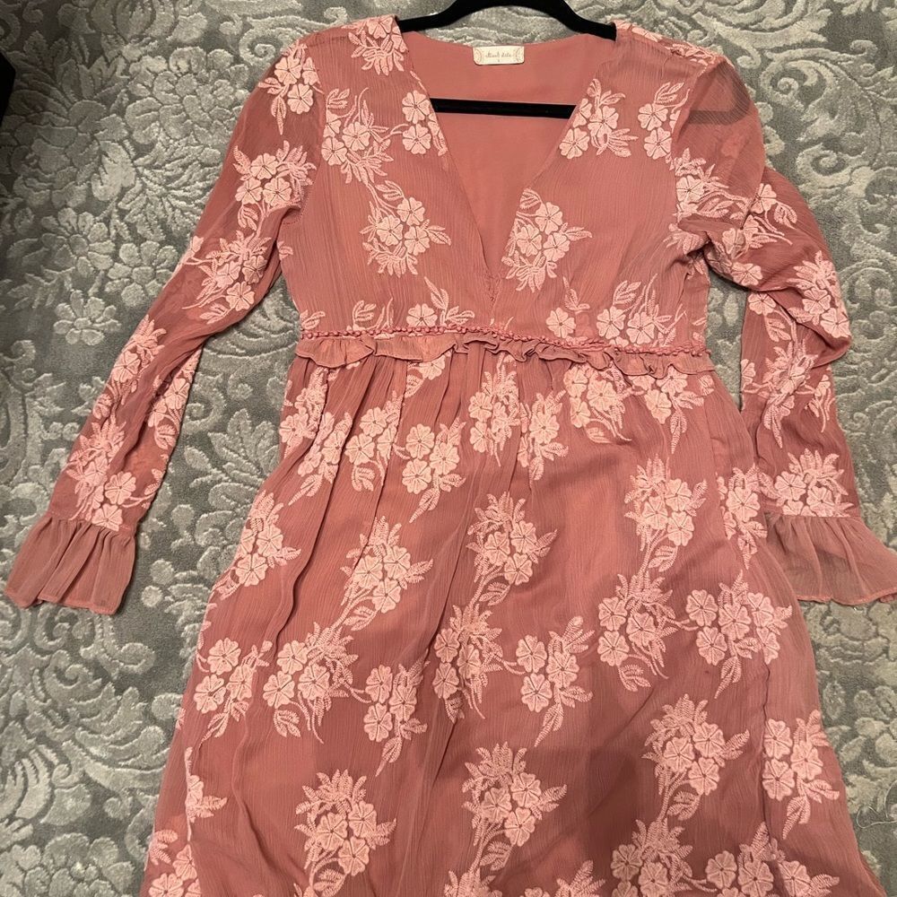 used Pre-owned Altar'd State Women's Size S Casual Dress, Size: Small, Pink - Picture 5 of 7